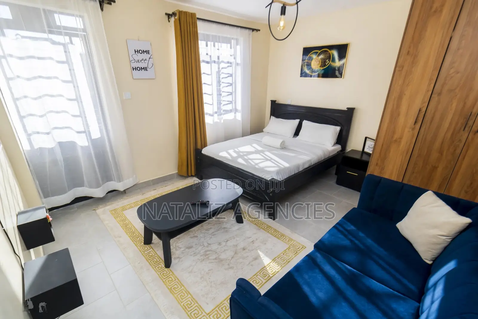 Modern Studio Apartment: Long Term/Short Term Rental Offer in Complex Utawala