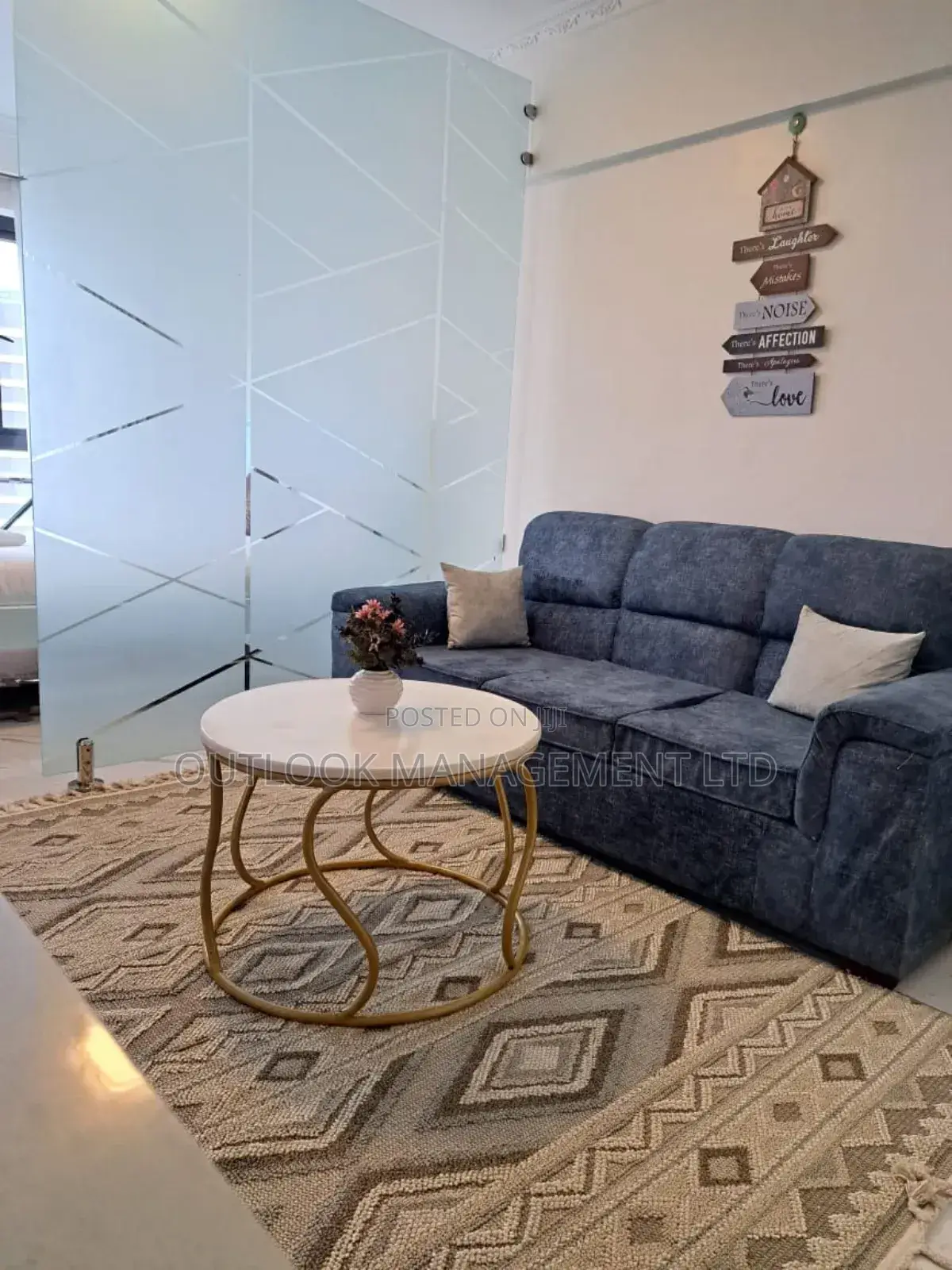 Studio Condo with Partitions for Rent in Kilimani in Kilimani