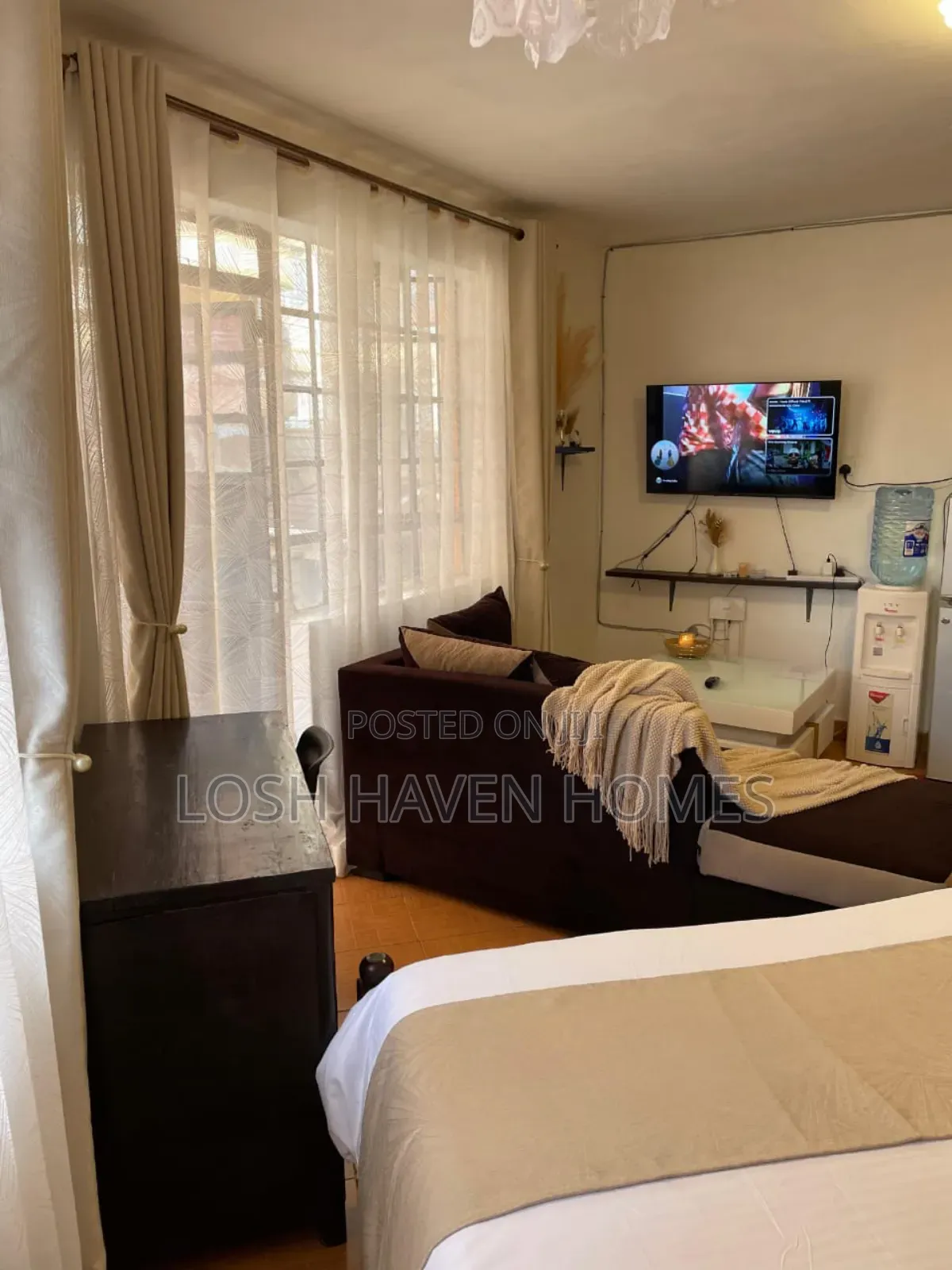 Spacious Studio Airbnb Apartment for Rent in Kenya, Nairobi in Roysambu