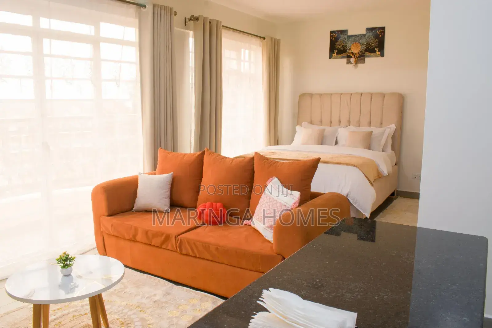 Modern Furnished Studio Airbnb in Ruaka in Ruaka