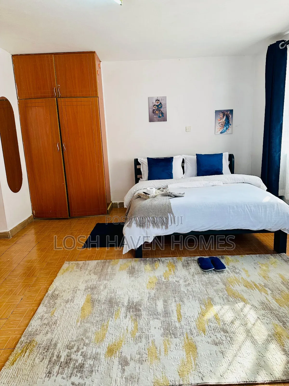 Blue Studio Airbnbin Nairobi Along TRM Drive Roysambu in Roysambu