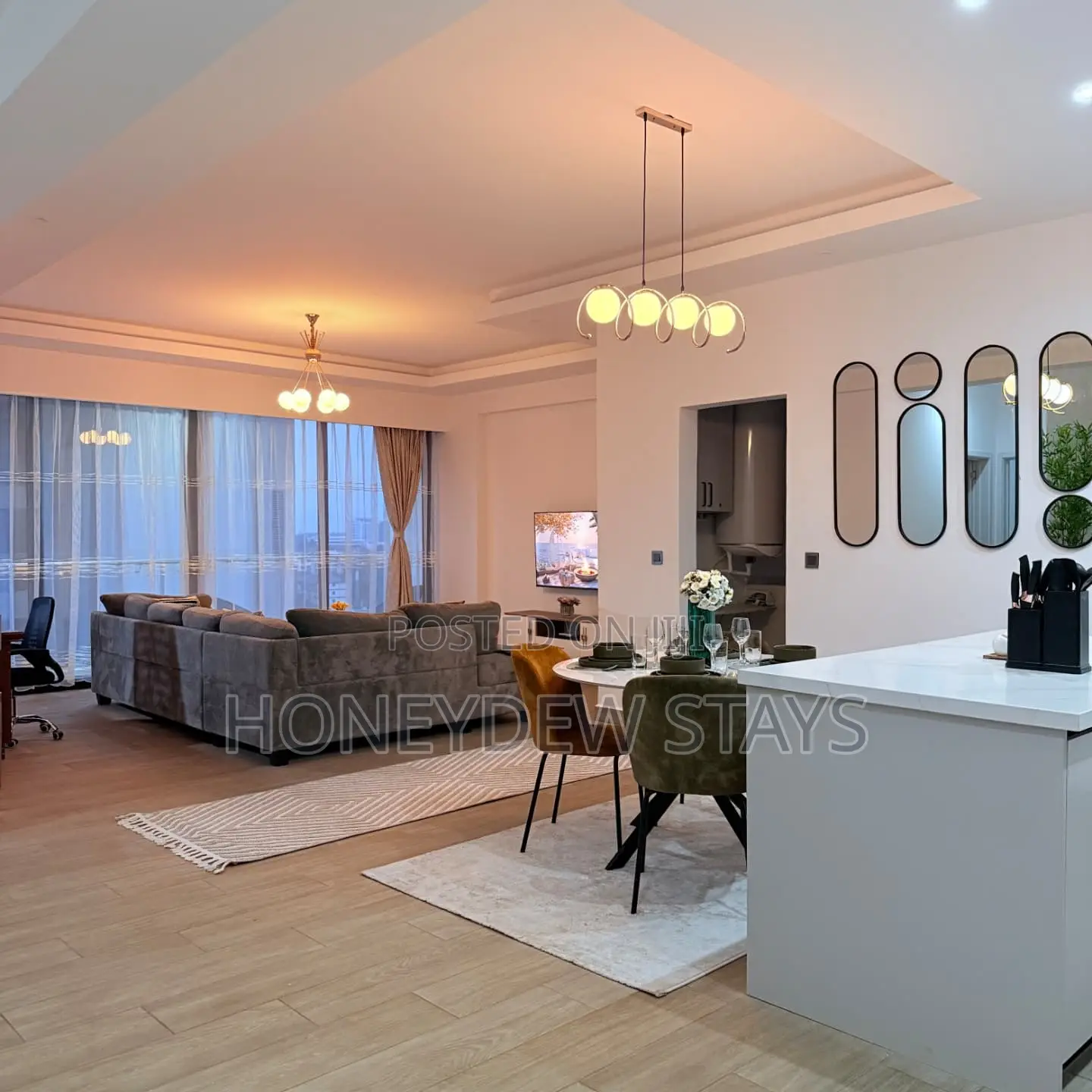 Furnished Luxury 3br Apartment at Riverside Square in Loresho