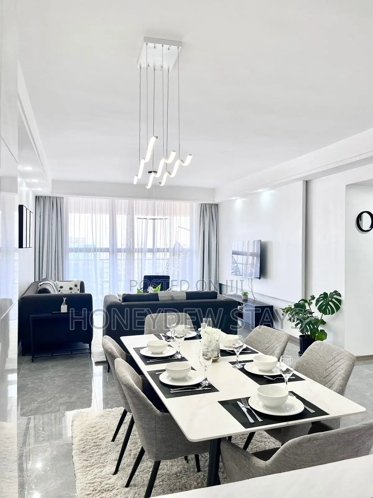 Furnished 3-Bedroom Apartment | Himalaya Heights, Kilimani in Hurlingham