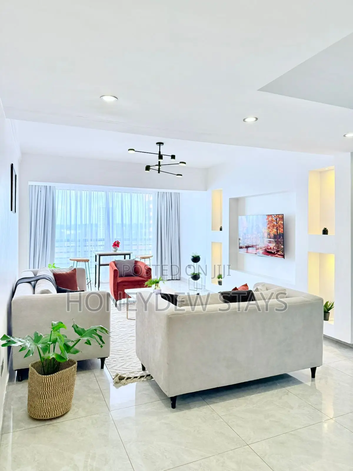 Furnished 3-Bedroom Apartment at Perry West Residency, Kilimani in Hurlingham