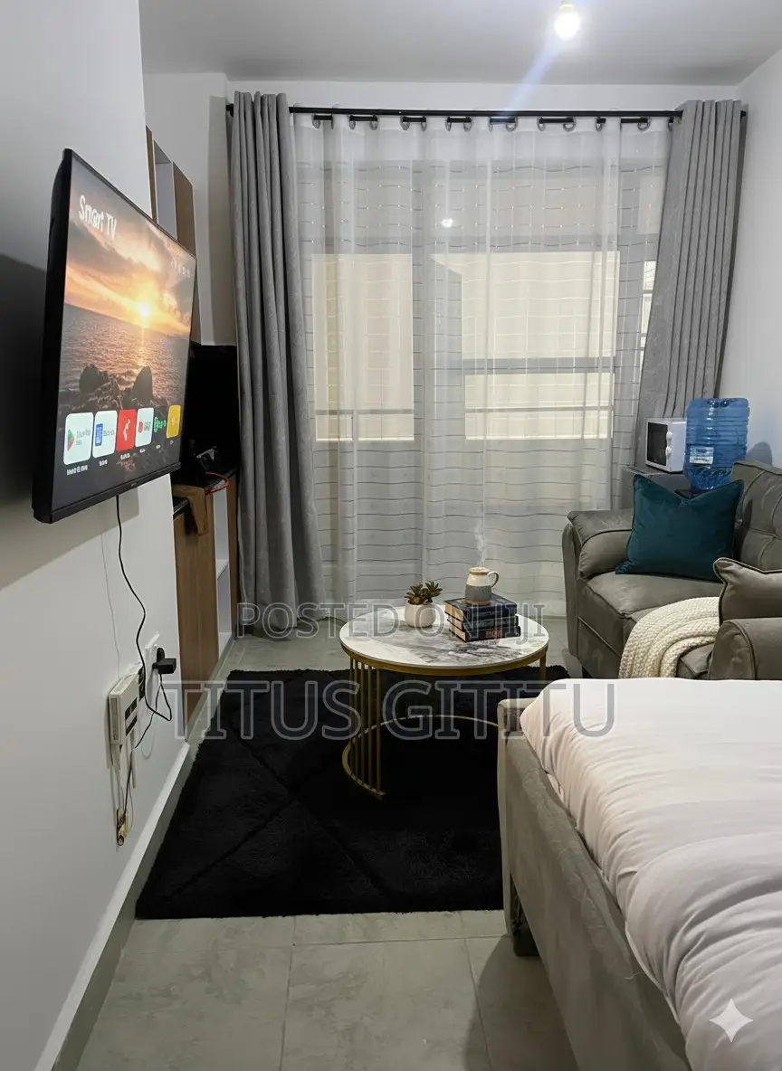 Studio Airbnb Roysambu, Lumumba Drive| Furnished | Free Parking | in Roysambu