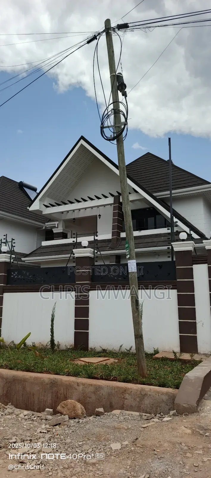 Furnished 5bdrm Maisonette in Membley Estate for sale in Membley Estate