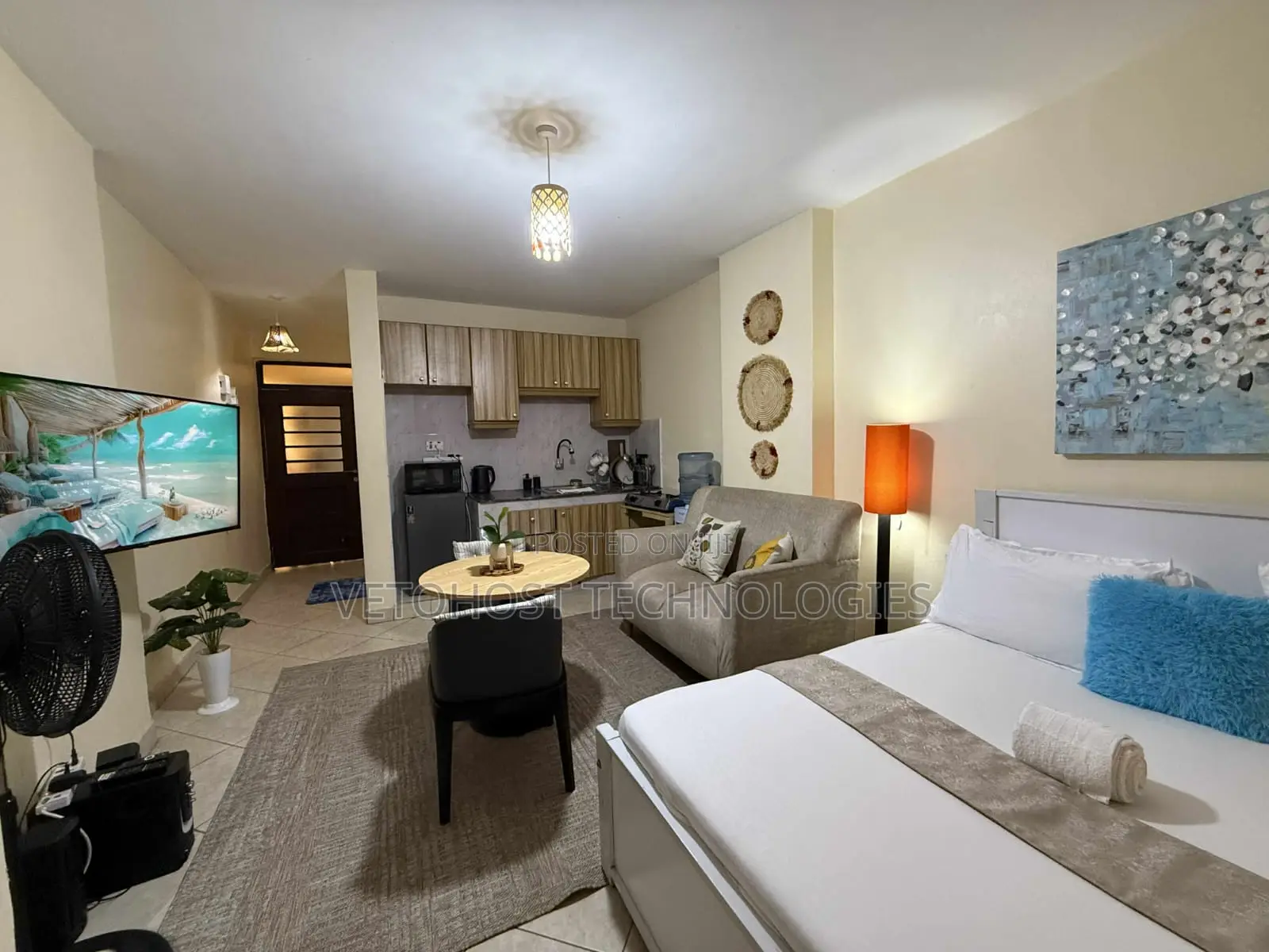 Cozy Airbnb Studio Bedsitter — Immediate Check-in in Oj Membley Membly in Old Junction