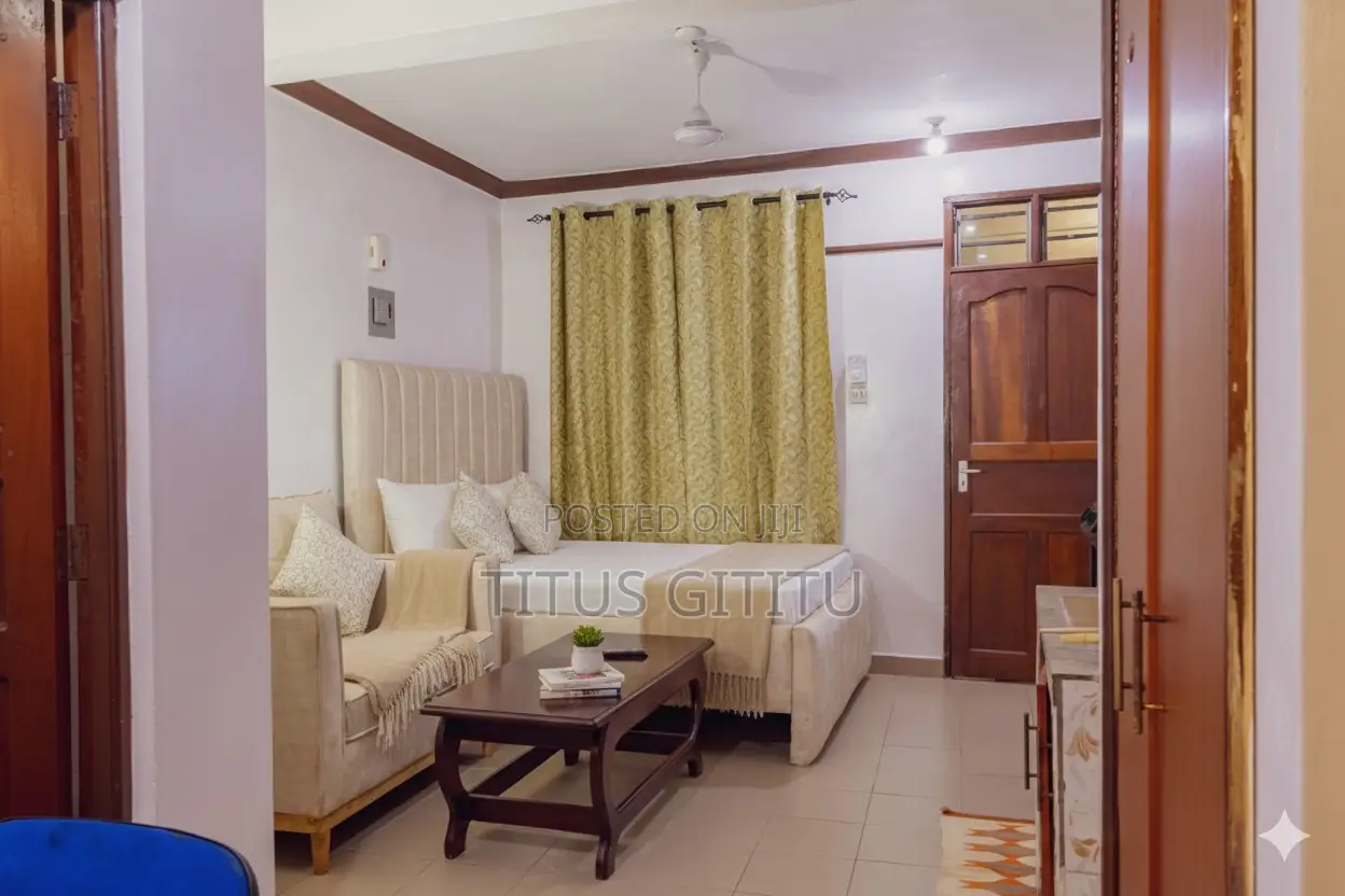 Furnished Studio Mwembe Tayari Mombasa | Near Mombasa Mall CBD | in Haile Selassie Rd