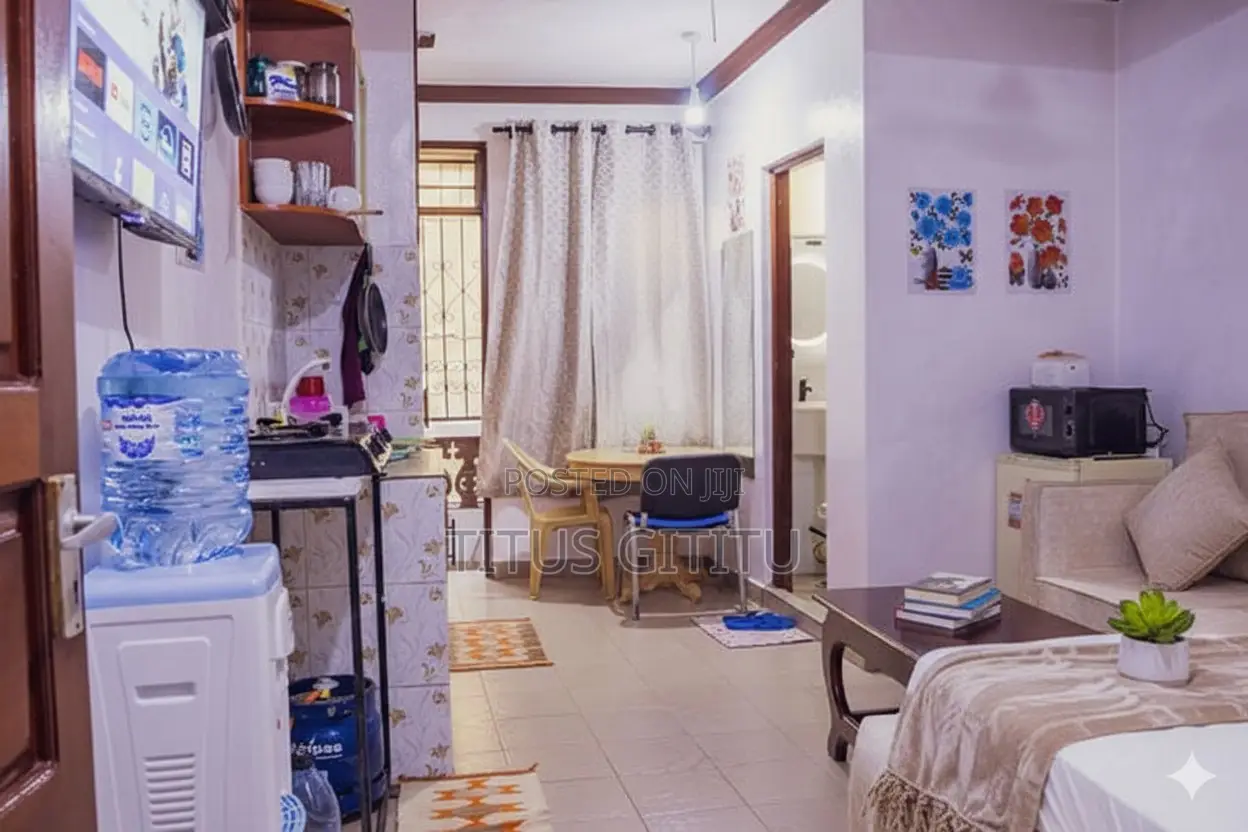 Furnished Studio Mwembe Tayari Mombasa | Near Mombasa Mall CBD | in Haile Selassie Rd