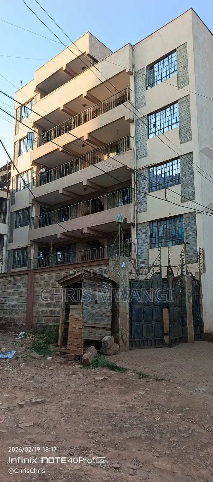 Furnished 2bdrm Block of Flats in Maziwa Street for sale in Maziwa