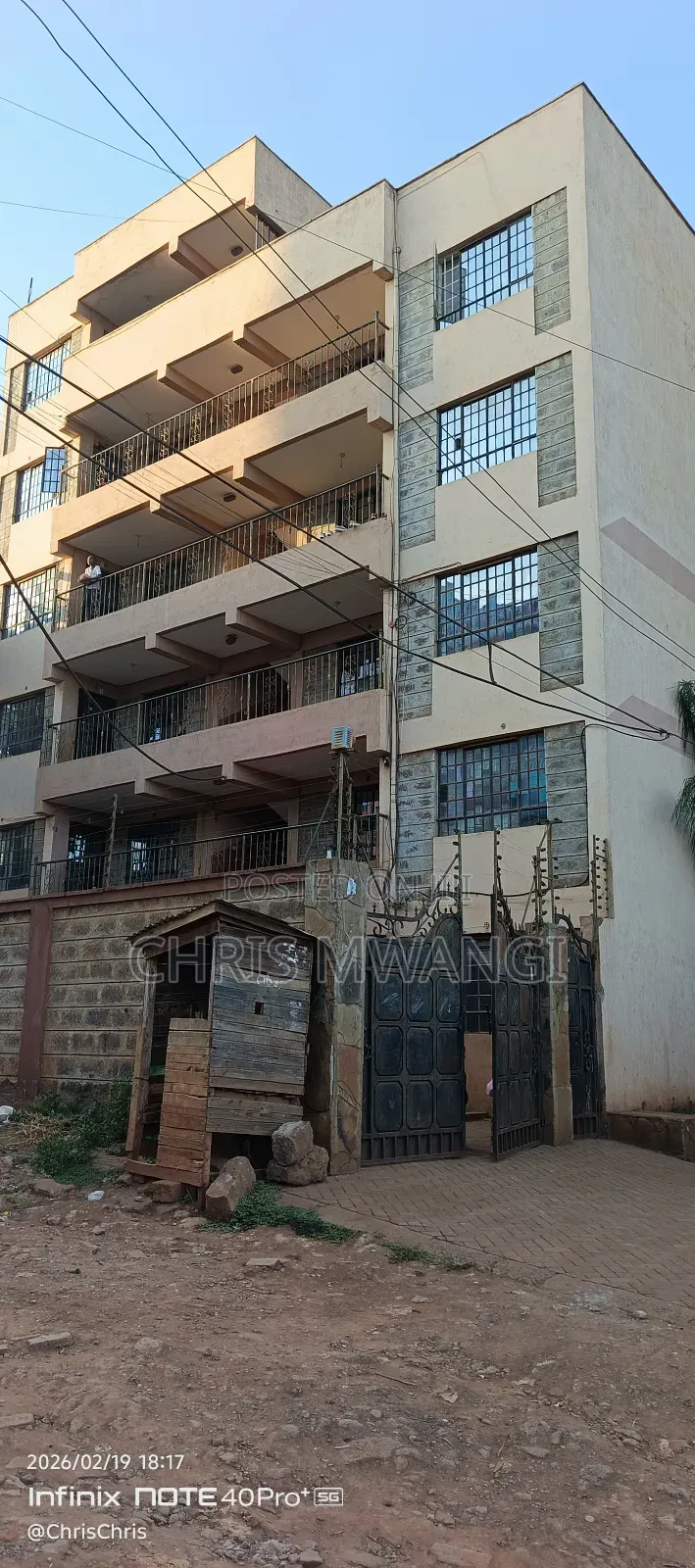 Furnished 2bdrm Block of Flats in Maziwa Street for sale in Maziwa