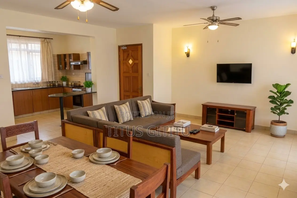 2 Bedroom Nyali With Pool | 3 Beds | Near Beach Cinemax in Nyali Mkomani