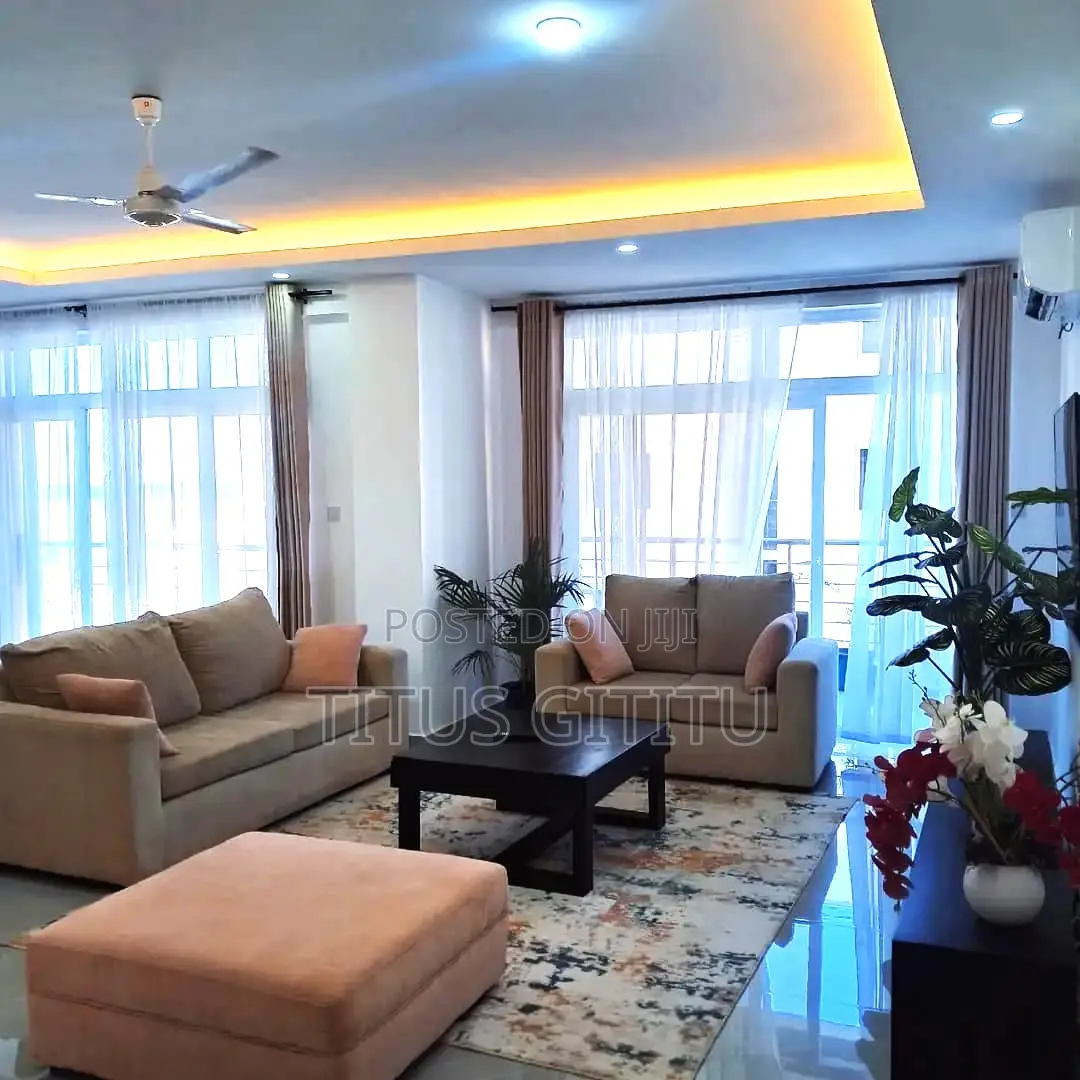 3 Bedroom Nyali With Pool Gym | Walk to Beach | 5 Beds | Family| in Nyali Mkomani