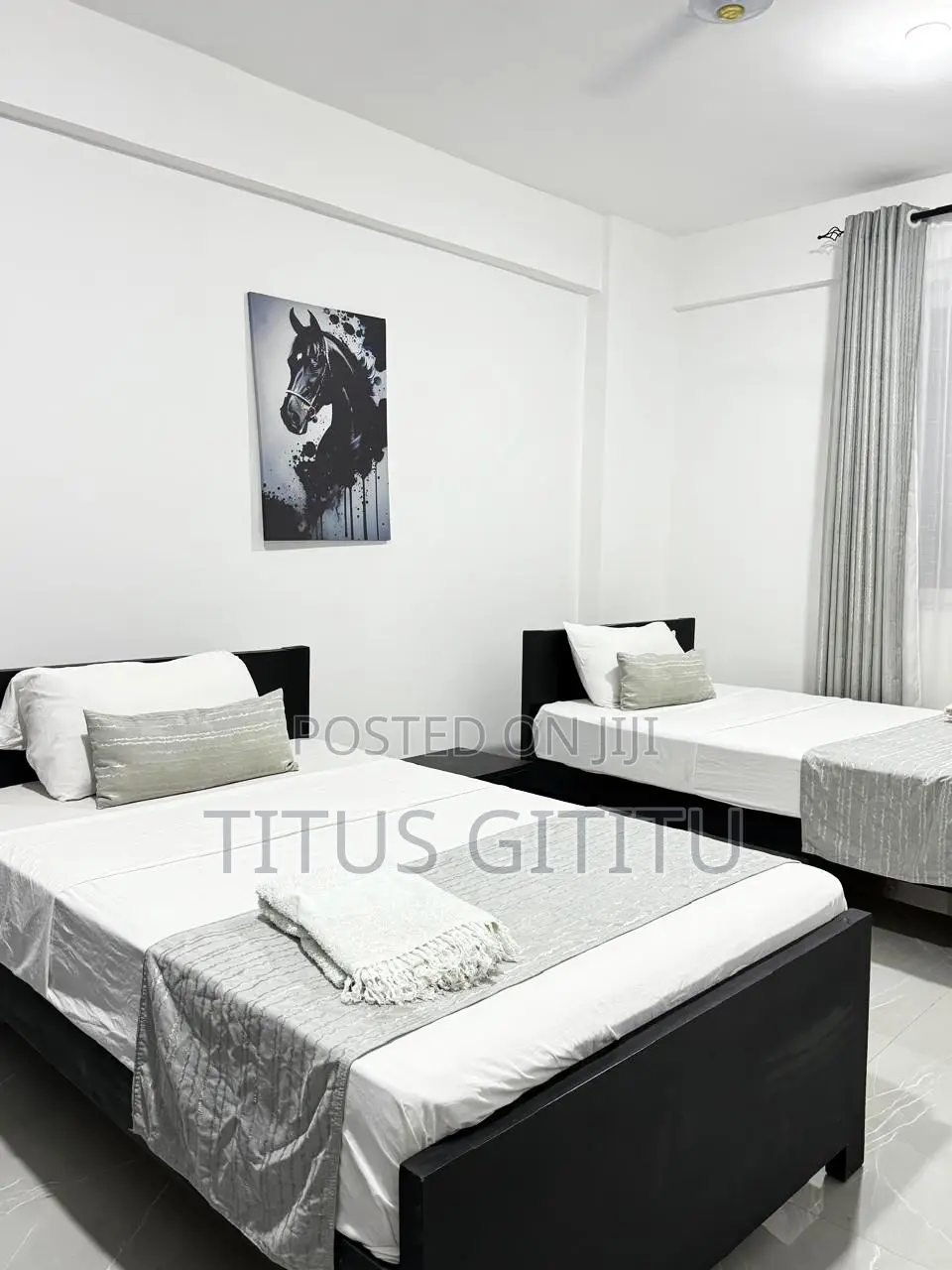 3 Bedroom Nyali With Pool Gym | Walk to Beach | 5 Beds | Family| in Nyali Mkomani