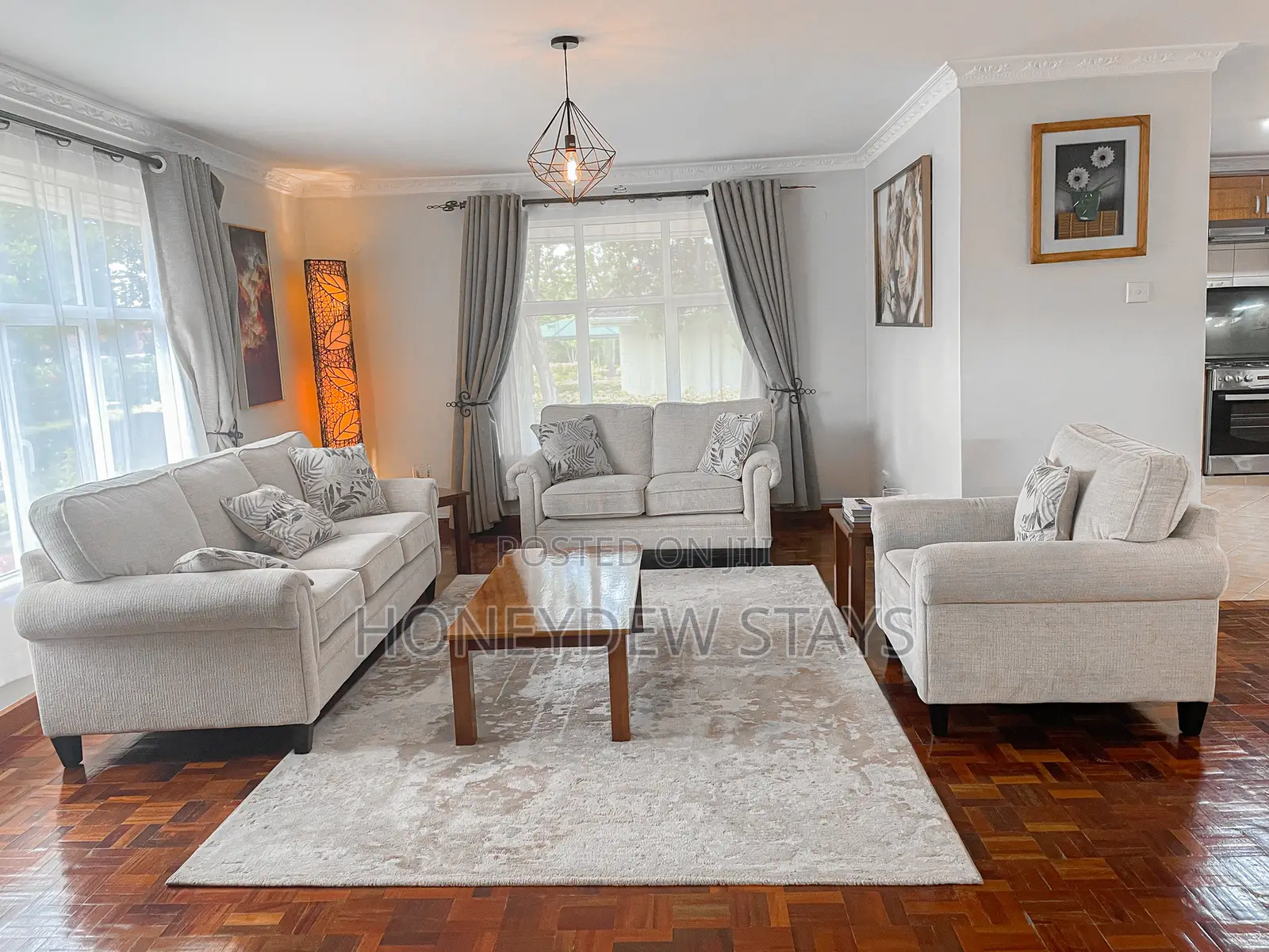 Modern Cozy 5br Furnished Family Home at Greenpark, Mombasa Road in DayStar Area