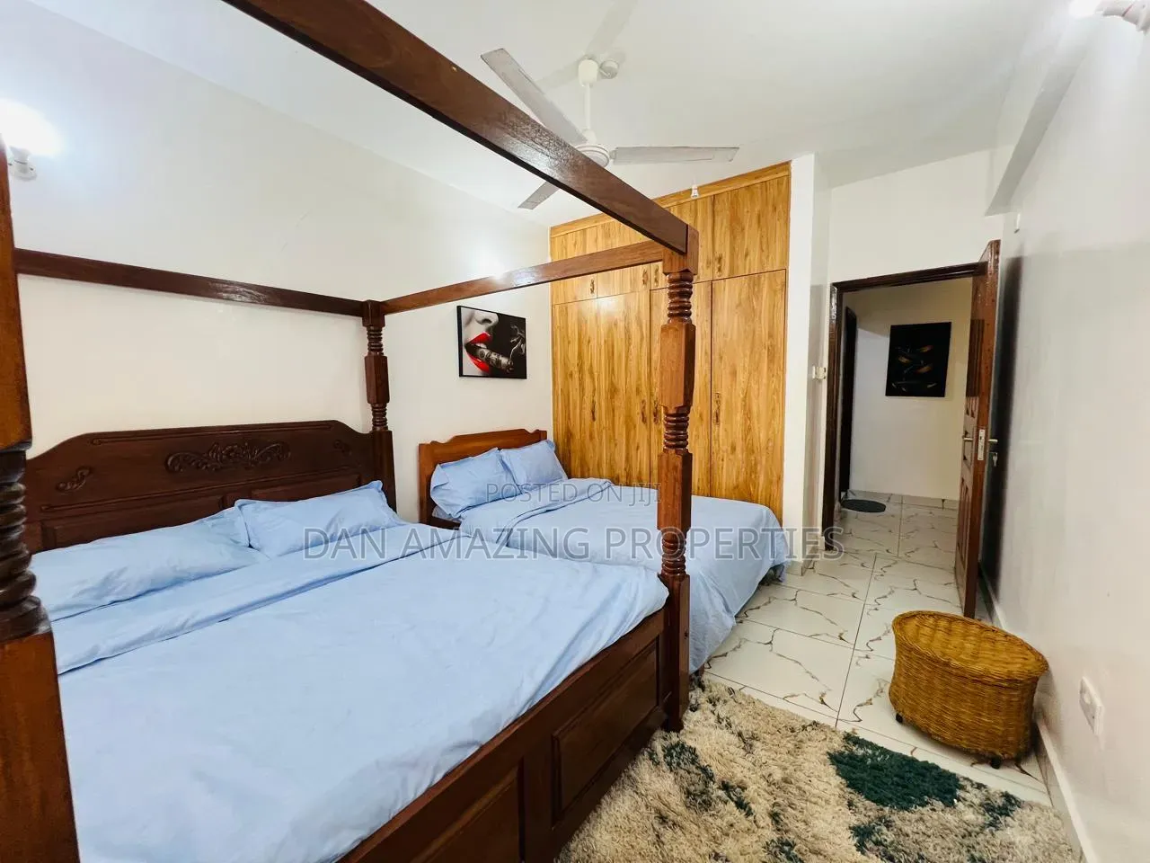3 Bedrooms BNB Aparment Msa Nyali for Daily Rent 1st Avenue 5min Beach in Nyali Mkomani