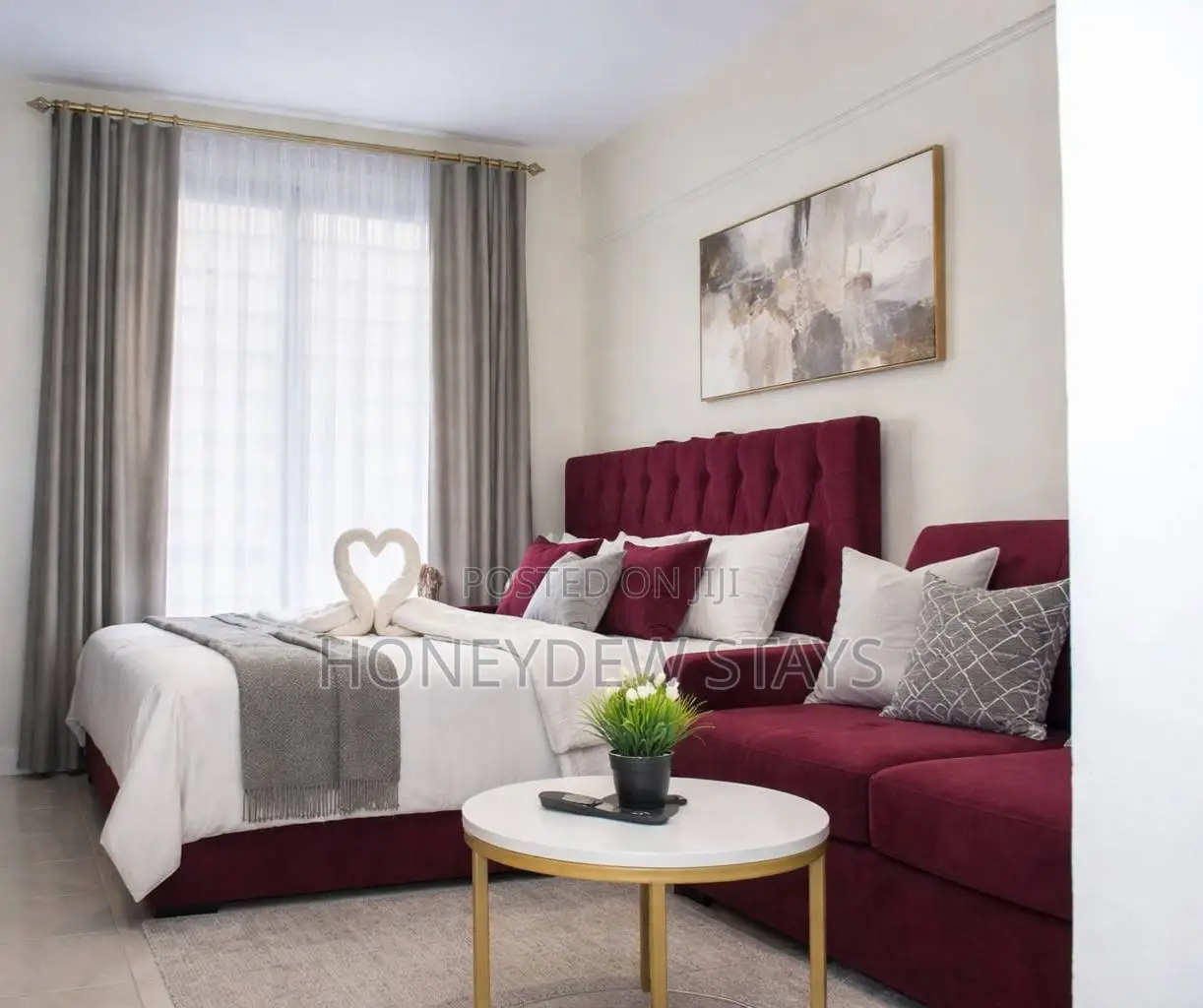 Elegant Kitengela Studio | Wifi, Parking, Hot Shower Kitchenette in Kitengela