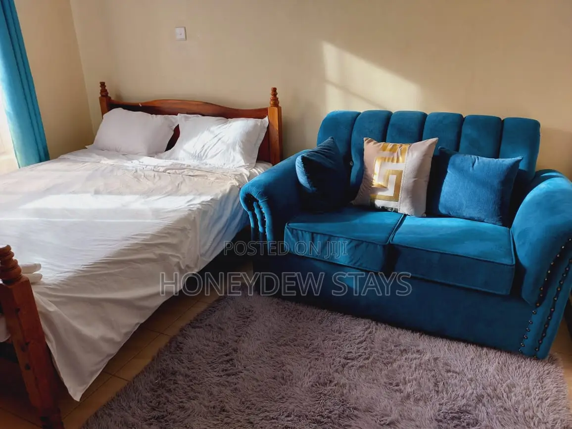 Spacious Furnished Studio in Kitengela Balozi Road With Fast Wifi in Kitengela