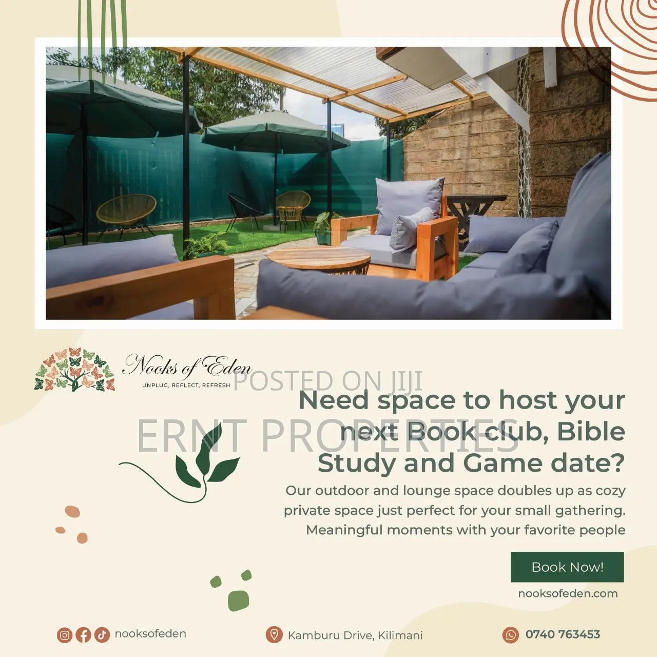 Premium Small Group Retreat Strategy Space (Max 10 Pax) – Kilimani in Kilimani