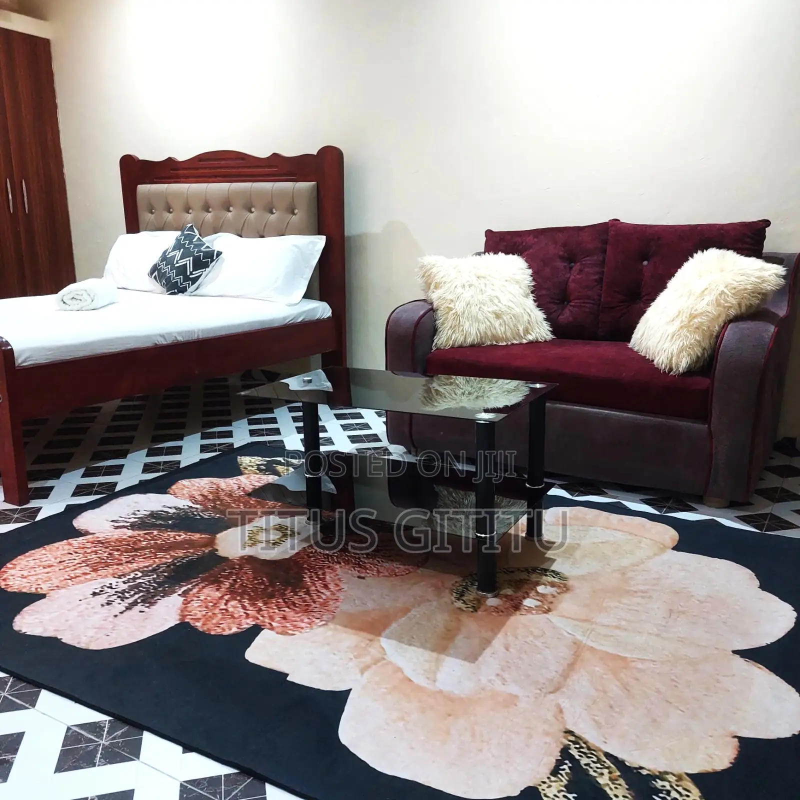 Spacious Studio Airbnb Mombasa Cbd, Ganjoni | Near SGR Sapphire in Ganjoni