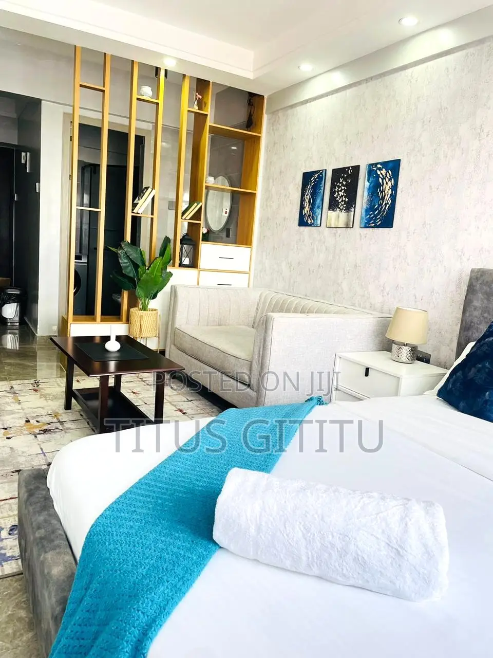 Studio Heartland Gardens Kilimani | Near Yaya Centre Cj's | Parking| in Hurlingham