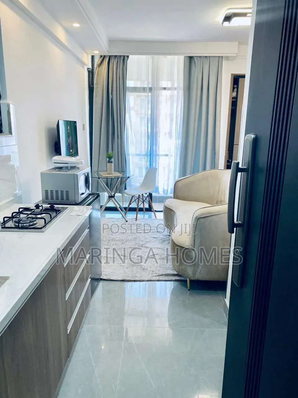 Modern Furnished Studio Airbnb in Kilimani in Valley Arcade