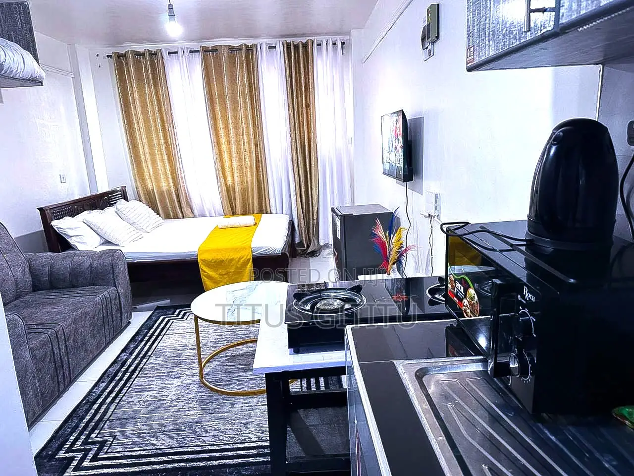 Studio Kasarani Seasons | Near Trm, Stadium Ku | Lift Balcony | in Seasons Estate