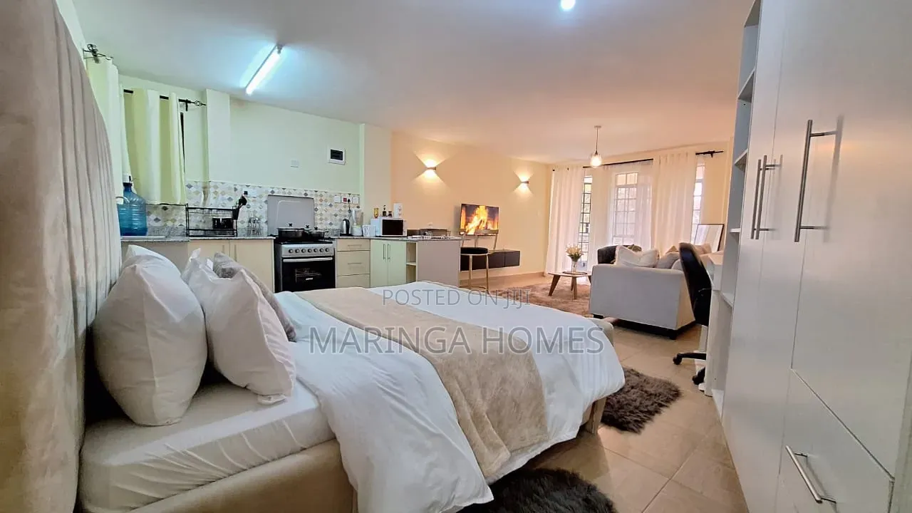 Studio Airbnb in Ruaka | Furnished Studio Apartment Near Two Rivers in Ruaka