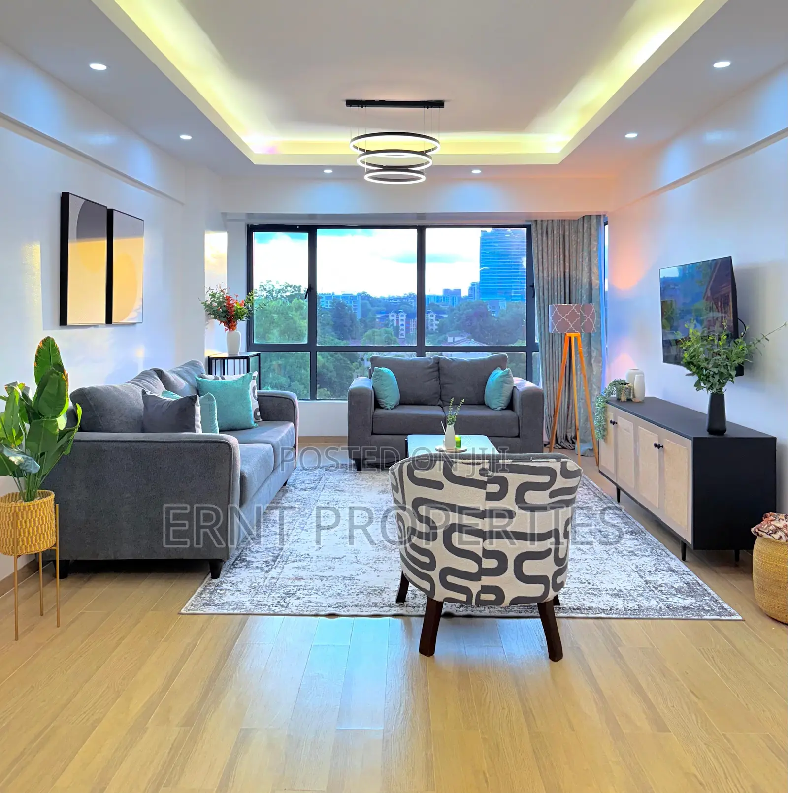 Cozy Two Bedroom Apartment for Short Stay in Marina Bay in Westlands