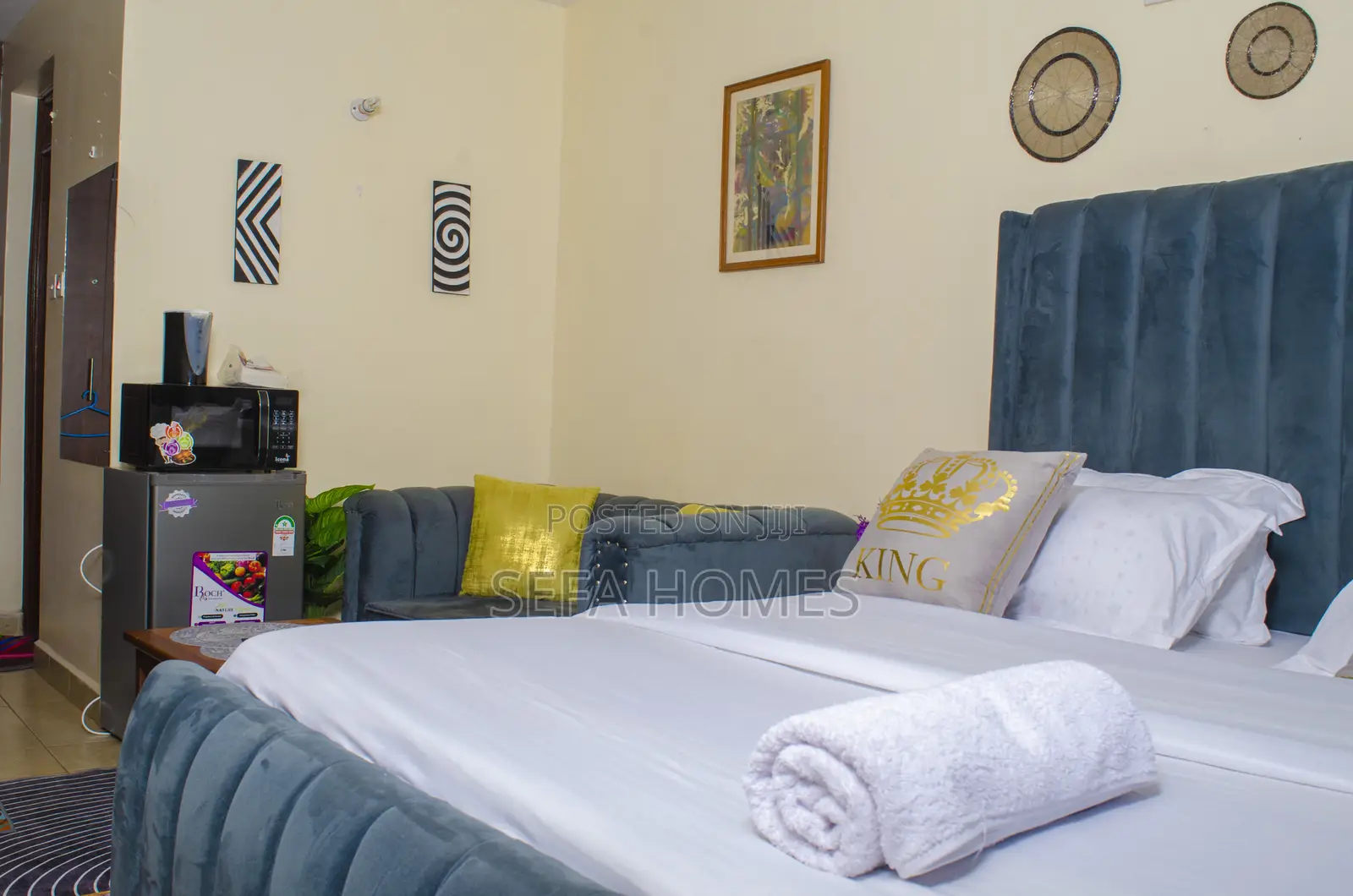 Beautifully Furnished Studio Airbnb Ruaka Town in Ruaka