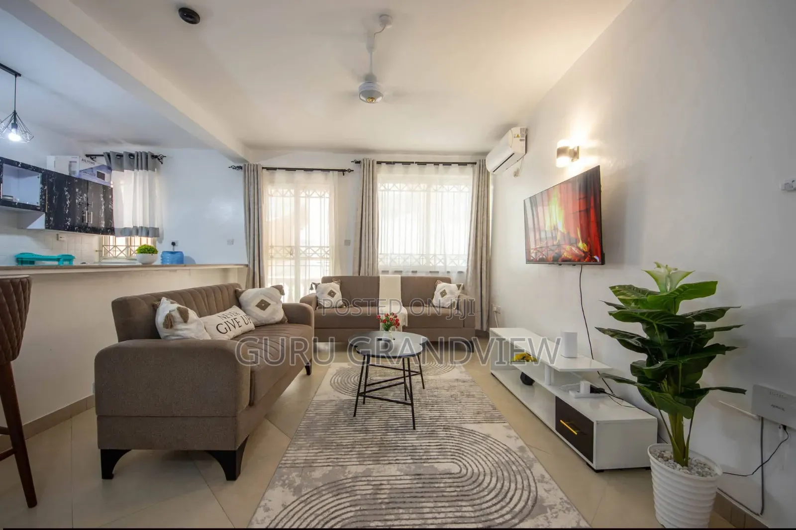 Nyali 1bedroom Airbnb 2 Min Walk to Beach in Nyali Mkomani