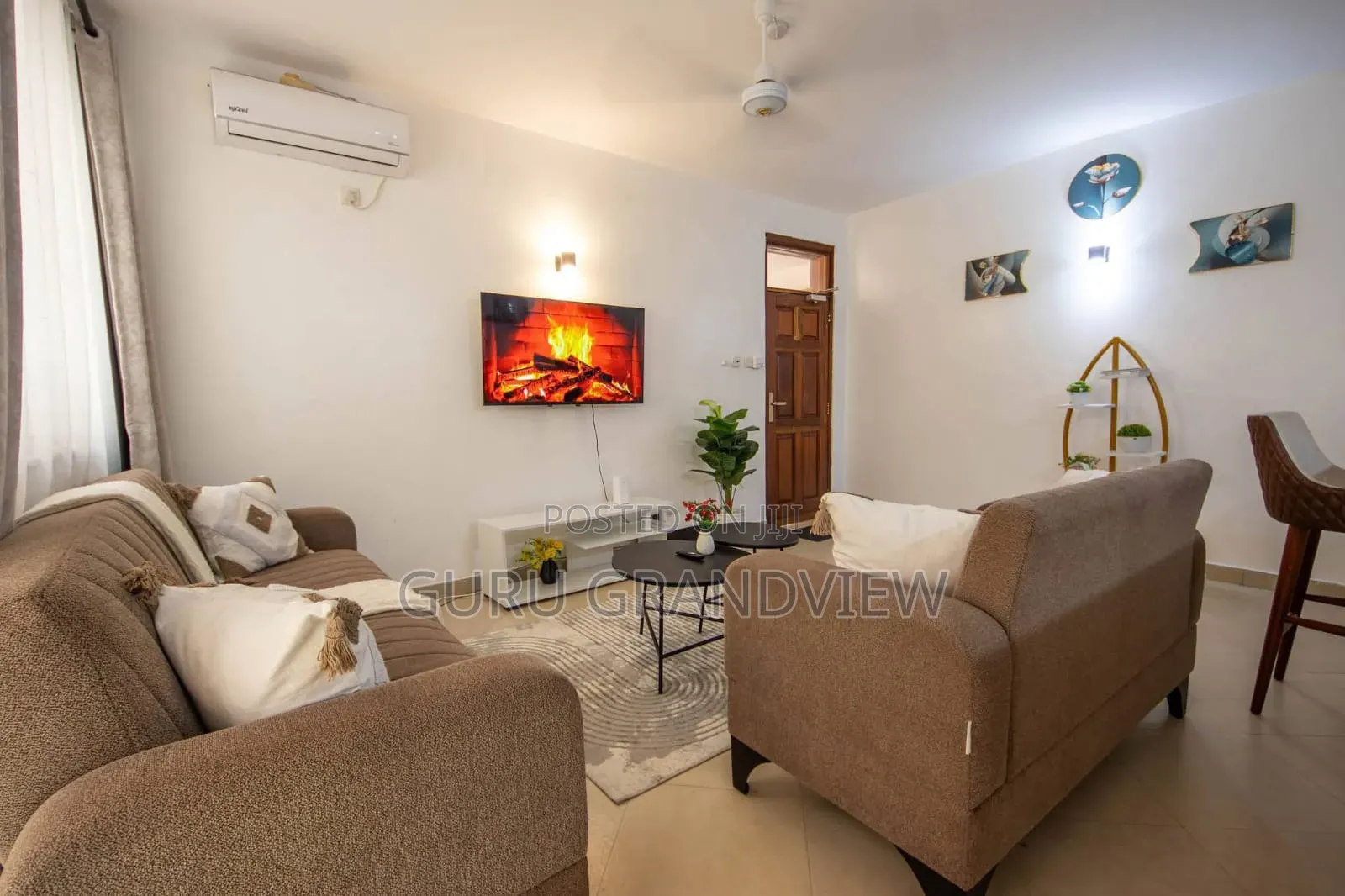 Nyali 1bedroom Airbnb 2 Min Walk to Beach in Nyali Mkomani