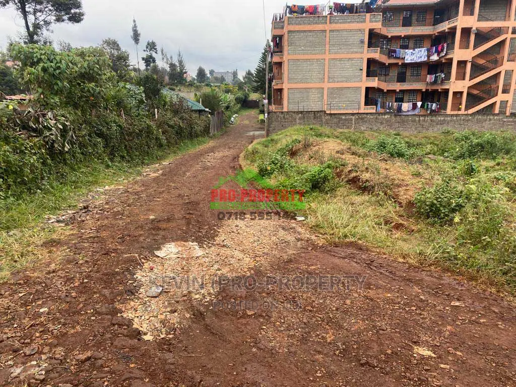 High-demand Commercial Plot on Waiyaki Way up for Sale in Kinoo
