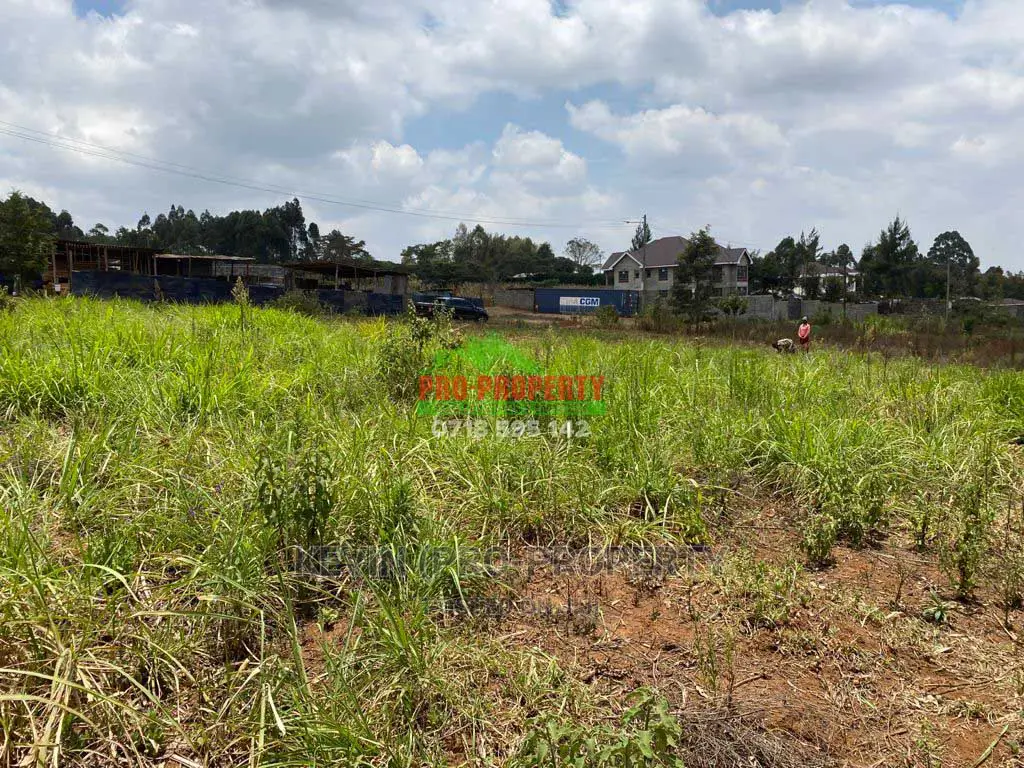  prime Land Opportunity: Kikuyu, Kamangu, Directly Touches Tarmac in Karai