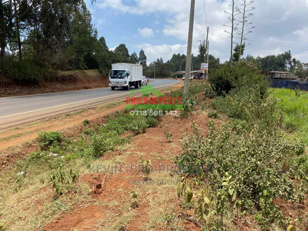  prime Land Opportunity: Kikuyu, Kamangu, Directly Touches Tarmac in Karai
