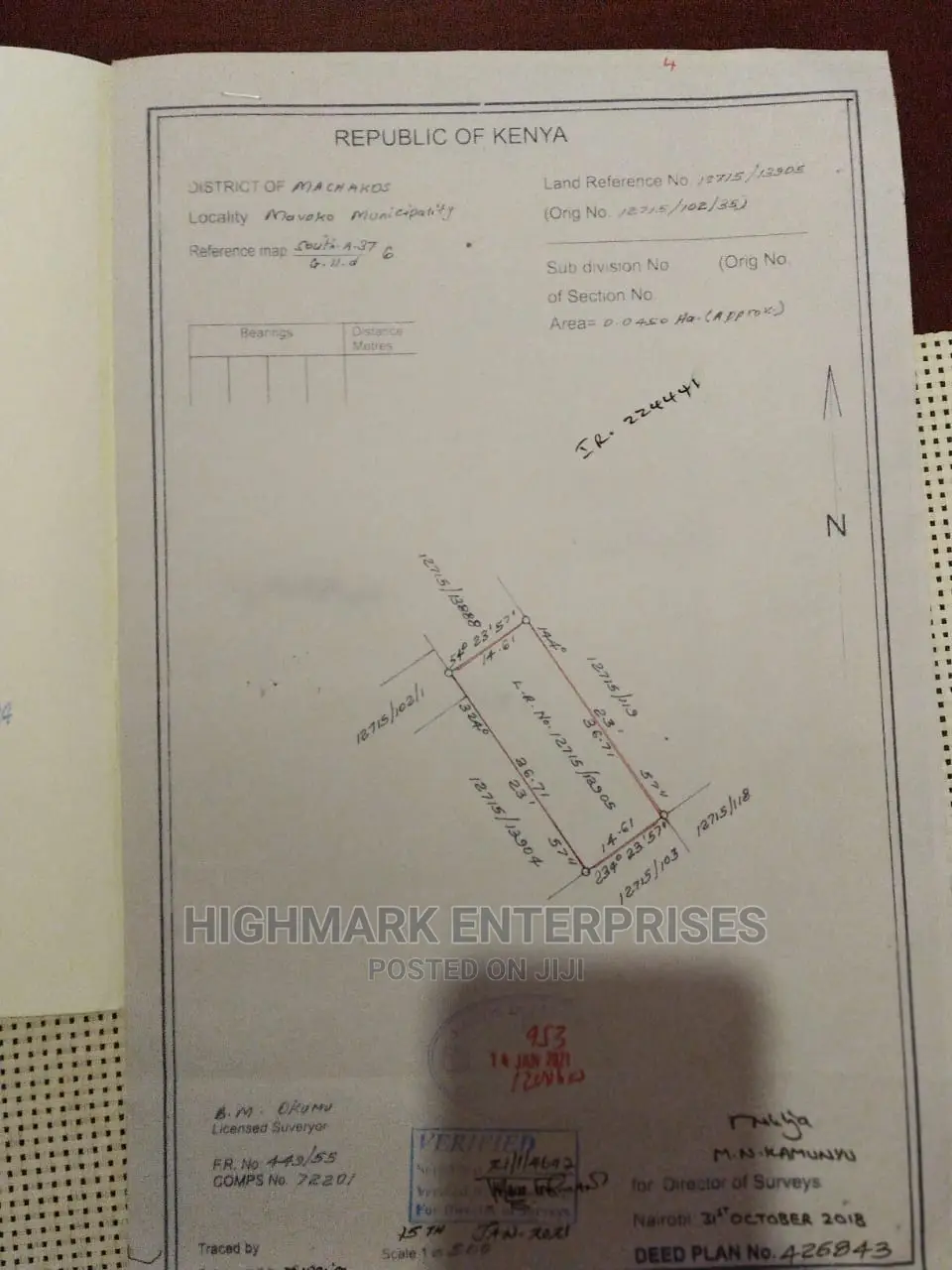 Syokimau's Best: 50*100 Plot for Sale - Don't Miss Out! in Gateway Mall Area