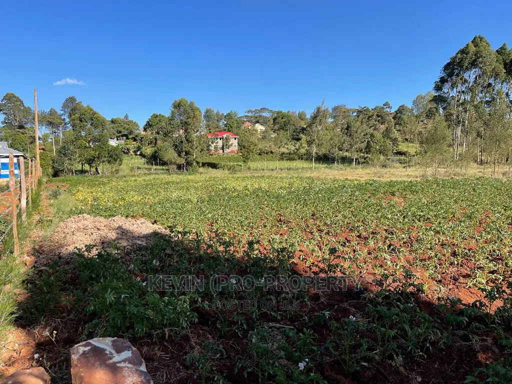 Sale of Prime Plot: Tarmac Adjoining Location in Kikuyu, Ondiri in Karai