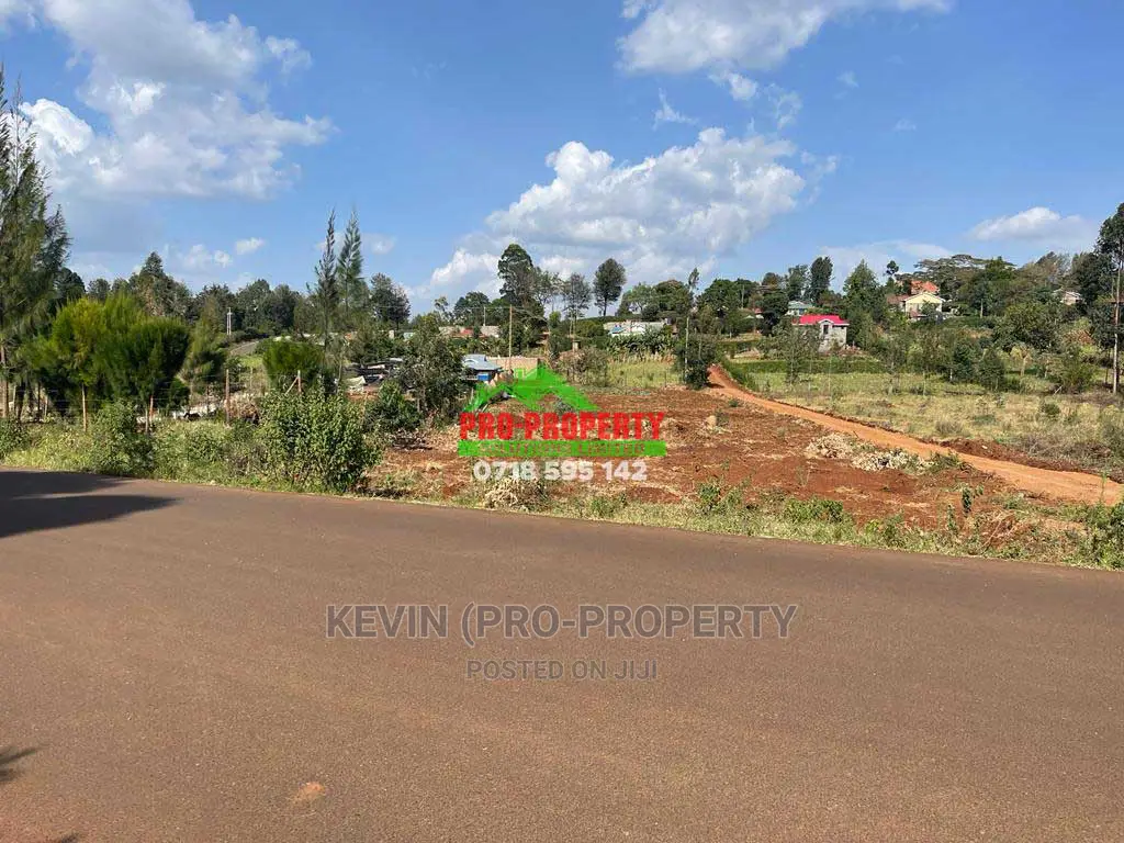 Sale of Prime Plot: Tarmac Adjoining Location in Kikuyu, Ondiri in Karai
