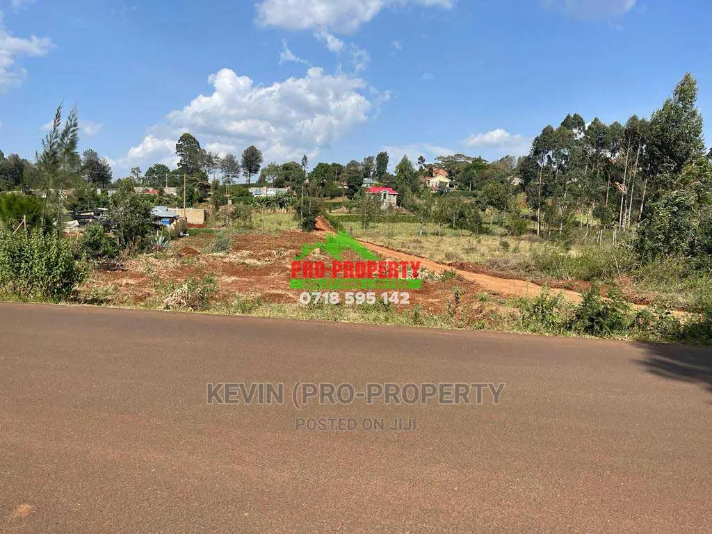 Sale of Prime Plot: Tarmac Adjoining Location in Kikuyu, Ondiri in Karai
