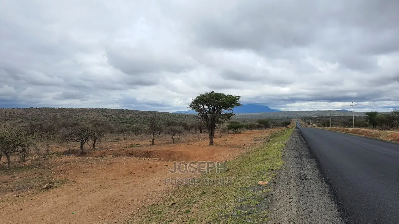 Spacious 247-acre land with 2.8km Namanga-Nairobi road frontage for sale in Bisil
