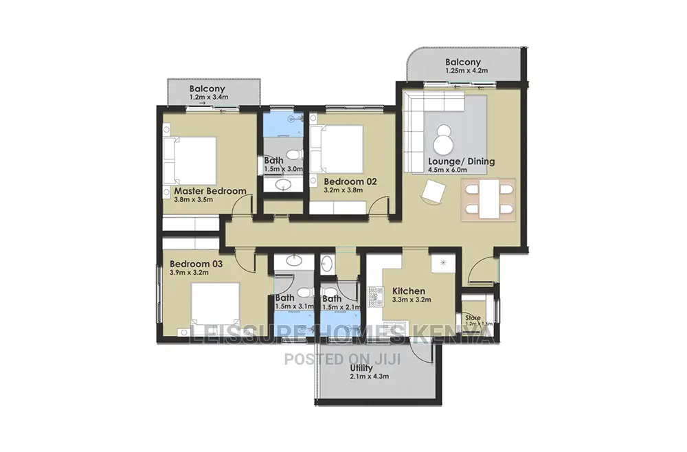 3-Bedroom Apartment in Prime Syokimau - For Sale Today in Syokimau