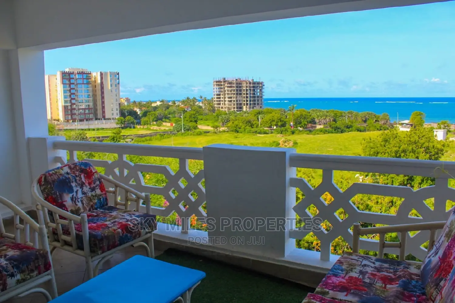 Furnished Sea View Apartment: Holiday Rental - 2 Beds in Nyali