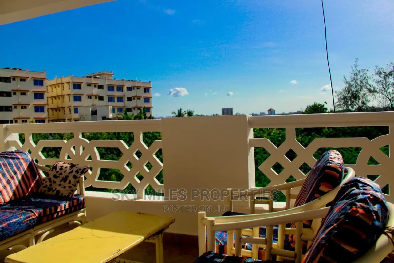 Furnished Sea View Apartment: Holiday Rental - 2 Beds in Nyali