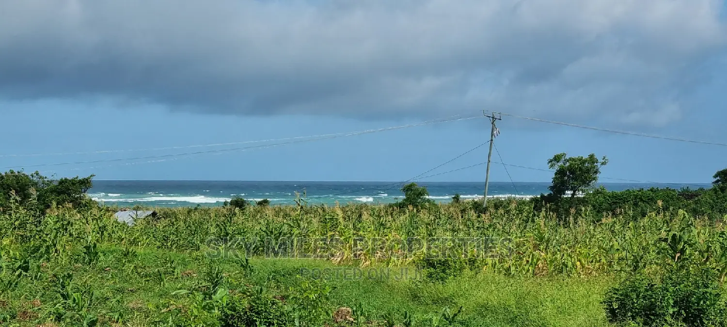 Kikambala Beachfront Land - 2.5 Acres, Second Row from the Ocean for Sale in Kikambala