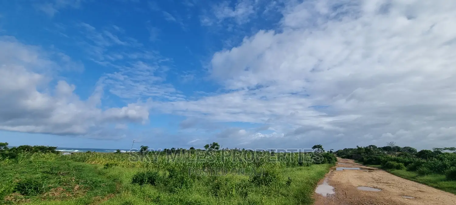 Kikambala Beachfront Land - 2.5 Acres, Second Row from the Ocean for Sale in Kikambala