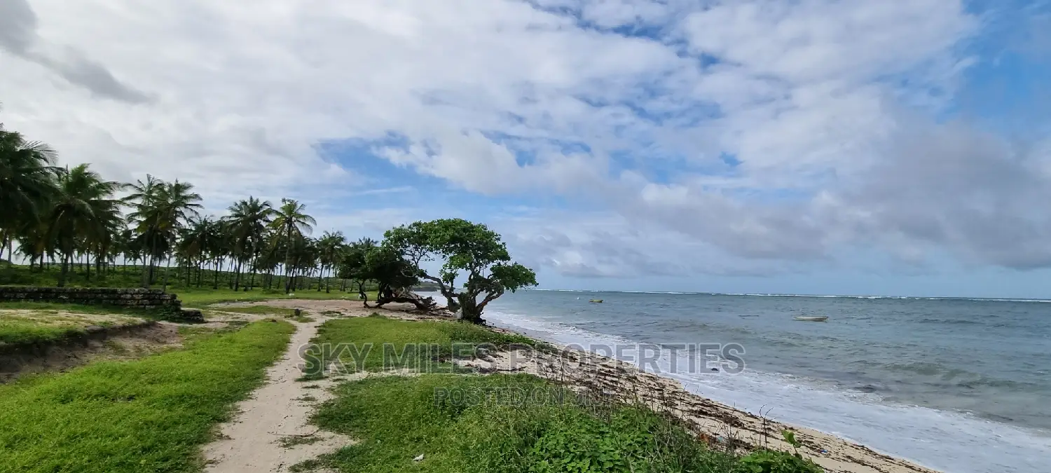 Sandy 20-Acre Beach Land for Sale in Kikambala in Kikambala