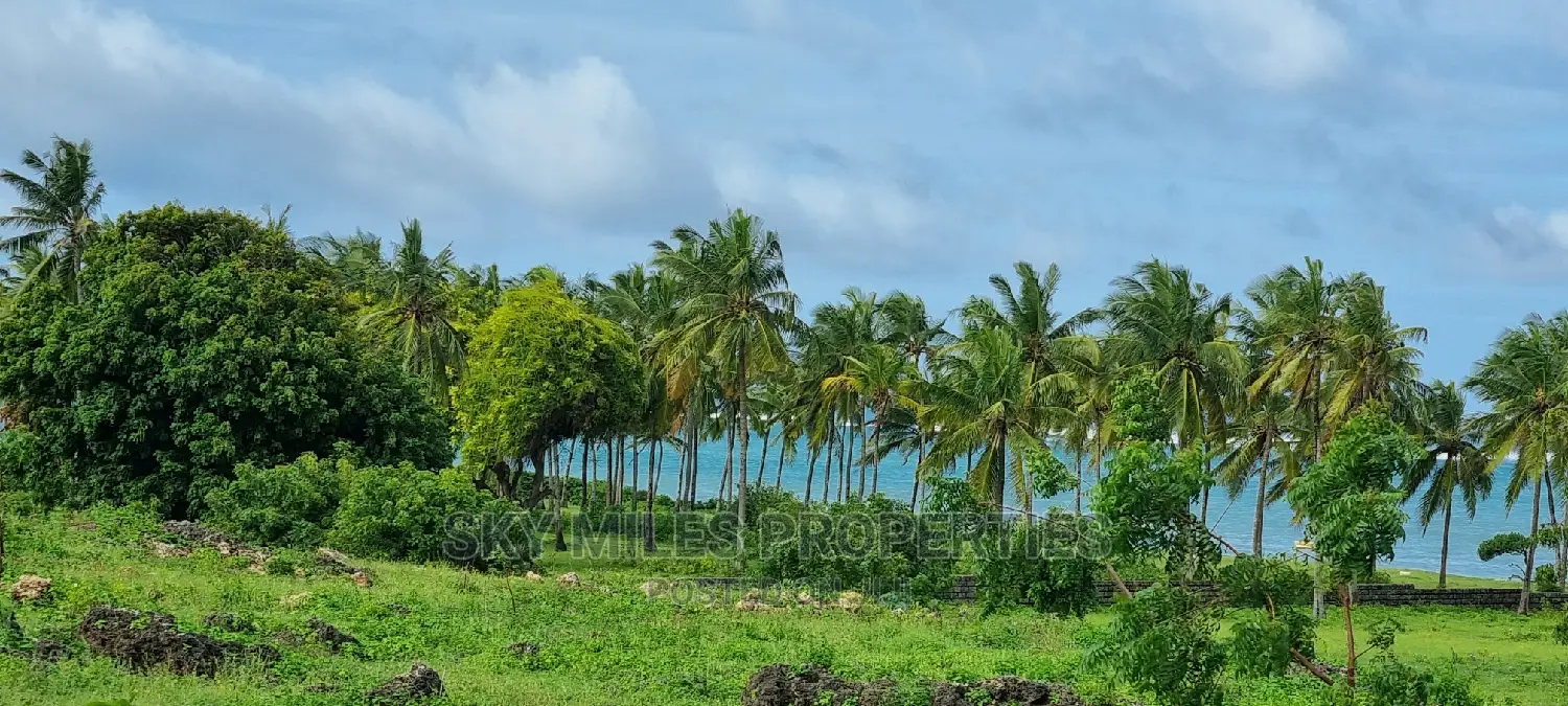 Sandy 20-Acre Beach Land for Sale in Kikambala in Kikambala