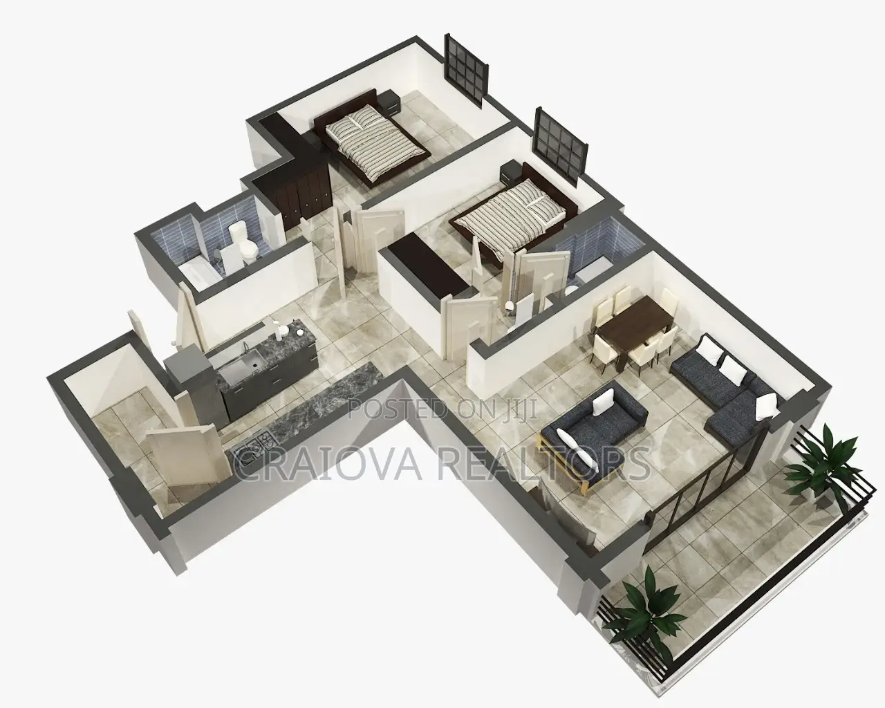 Kilimani 3-Bedroom Apartment Available for Purchase in Kilimani