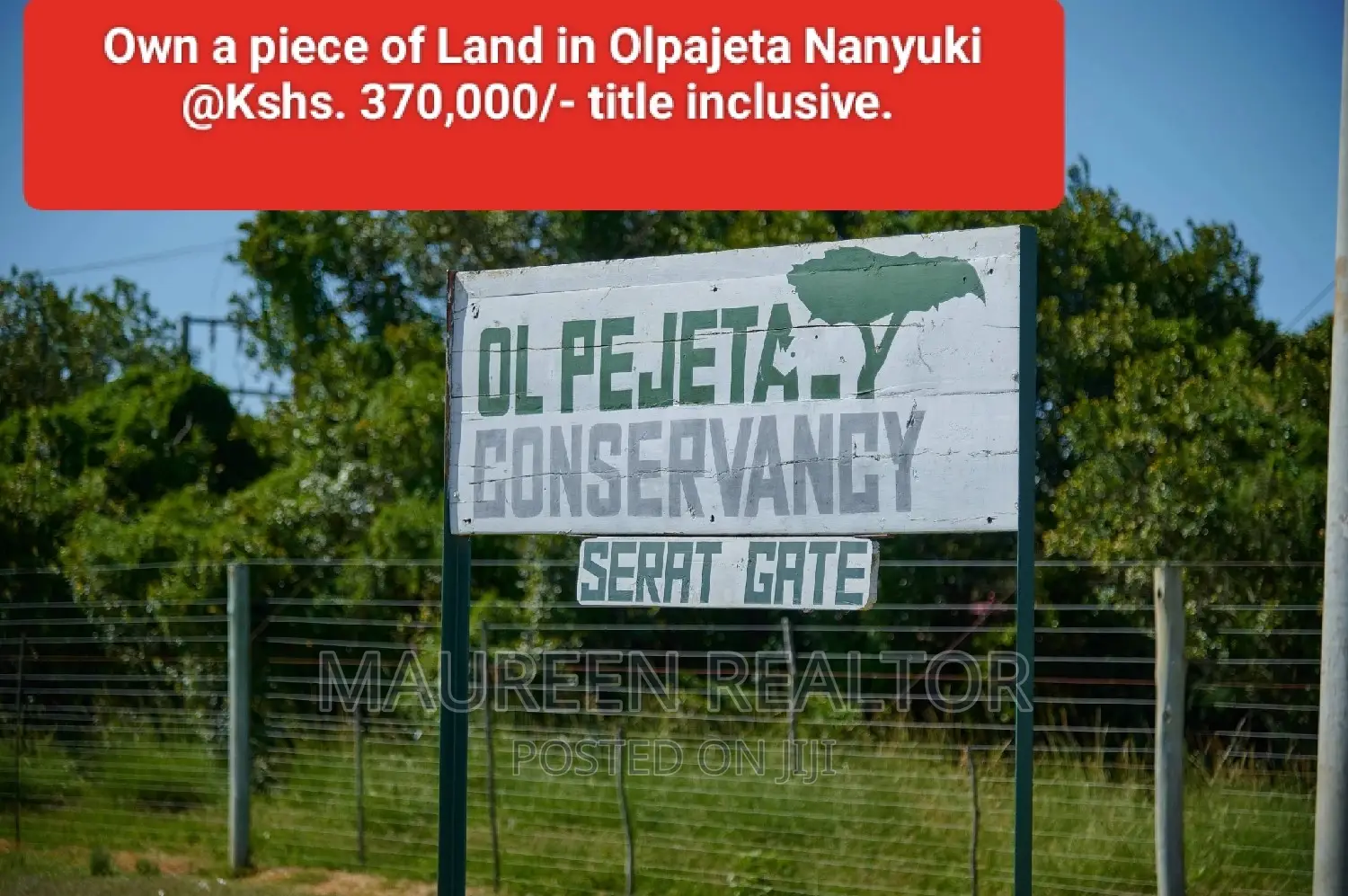 Olpajeta Nanyuki Land Plots: Seize the Opportunity Today! in Nanyuki