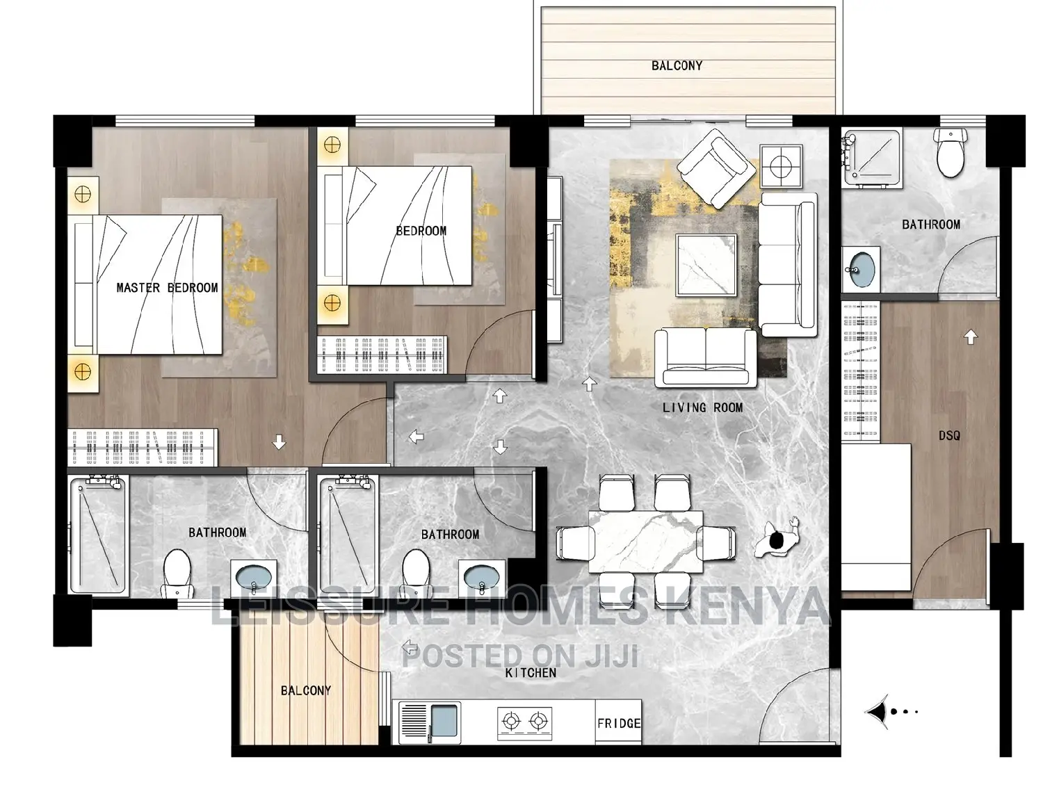 Kileleshwa 1-Bedroom Apartment Available for Purchase in Kileleshwa